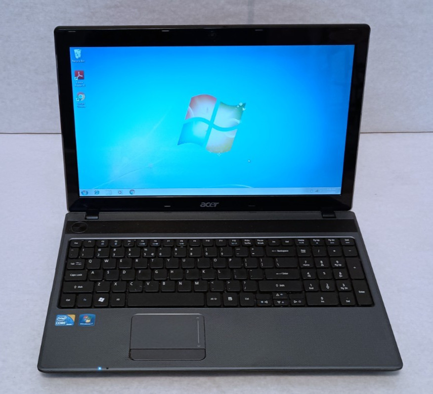 Acer Aspire Laptop – 500GB, Core i3 2.40GHz, 4GB, Windows 7 – No AC Adapter