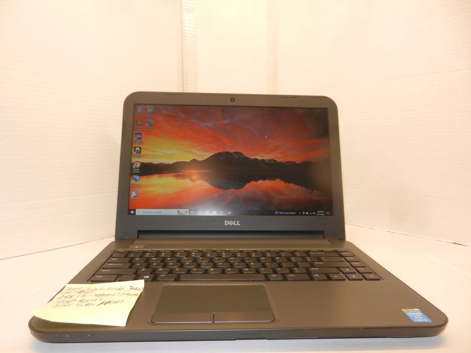 DELL LATITUDE 3440 14″FHD CORE i5-4200U@1.6GHz 4GB RAM 500GB HDD WINDOWS 10