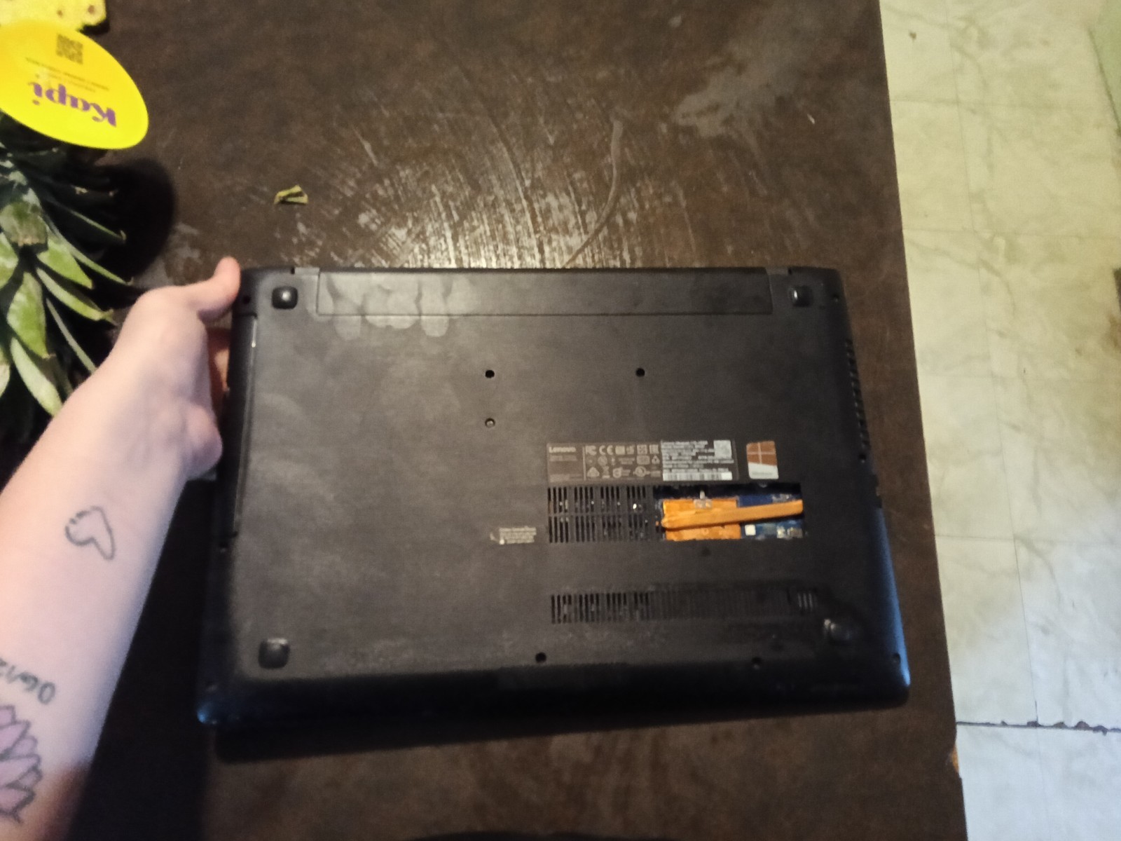 Lenovo IdeaPad 15.6in Black Laptop Core i3 4GB RAM 500GB HDD HDMI USB LAN