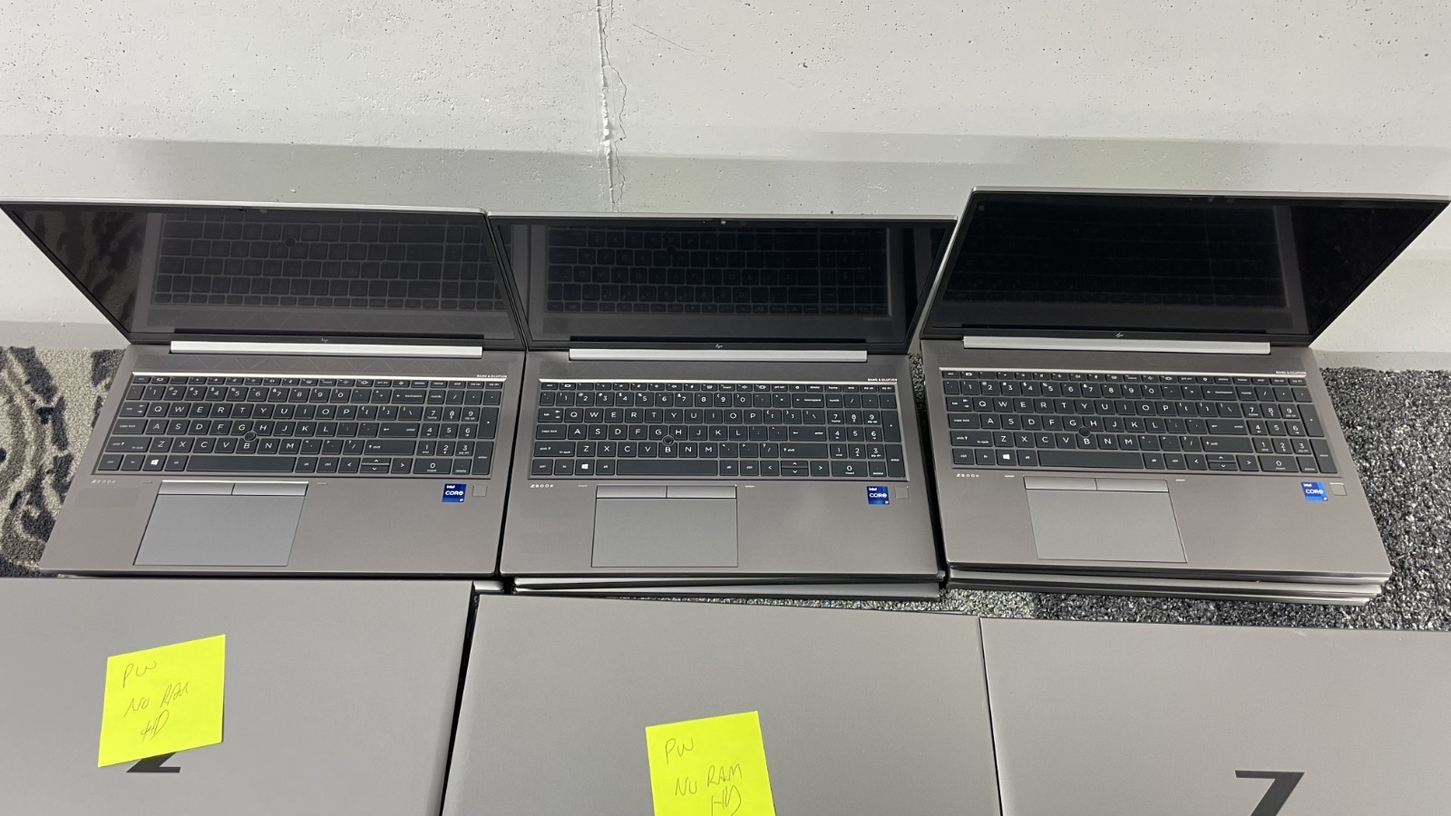 *Lot of 28* HP ZBook Firefly 15 G8 Laptop i7-1165g7 No RAM HDD Parts Touchscreen
