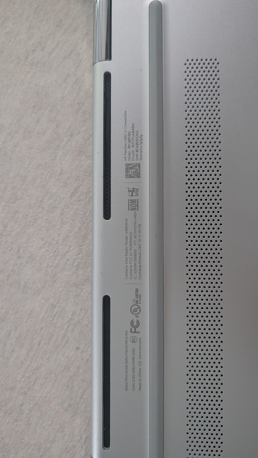 HP Pavilion X360 Convertible Laptop