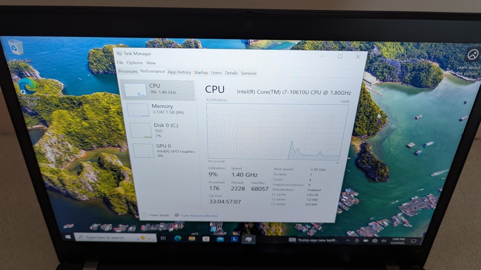 Lenovo T14 G1 i7-10610U 48GB RAM/500 GB SSD – Win 10 Pro TOUCHSCREEN