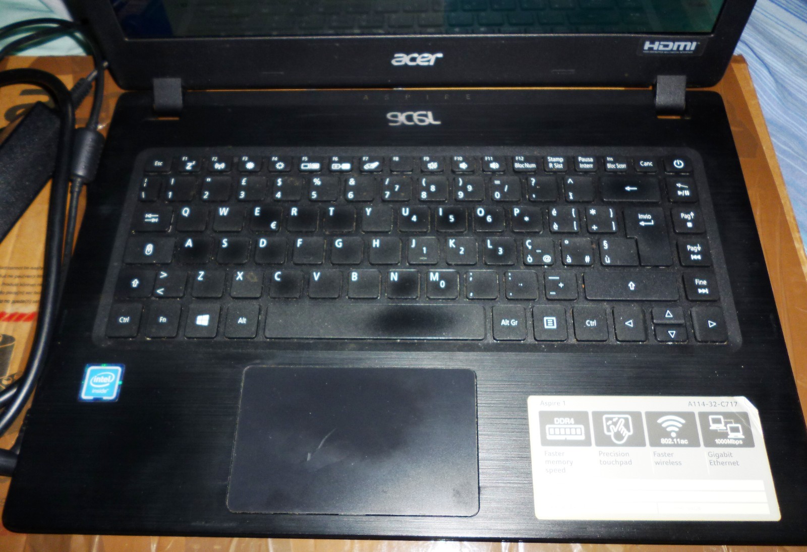 Acer Aspire 1 A114-32 N17Q4 14″ Intel Celeron N4000 4GB RAM, 64GB eMMC Laptop