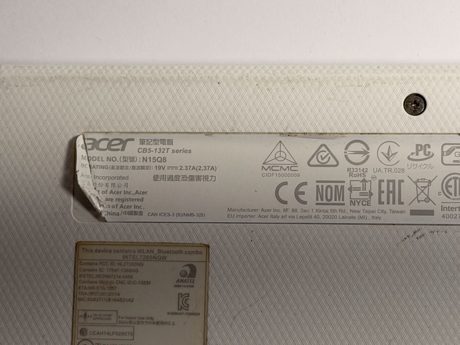 Acer Chromebook N15Q8 | 2-1 Convertible | Touch Screen | Intel Celeron *READ*
