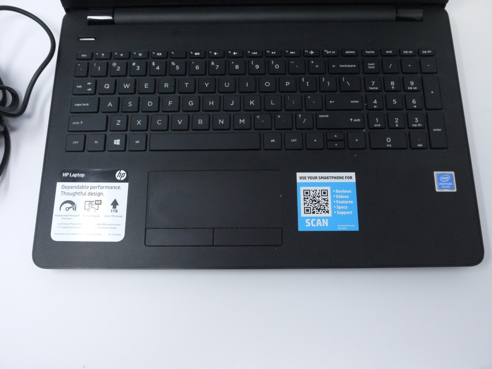 HP 15-bs289wm 15.6″ Laptop – Pentium Silver N5000 / 4GB / 1TB HDD / Win11