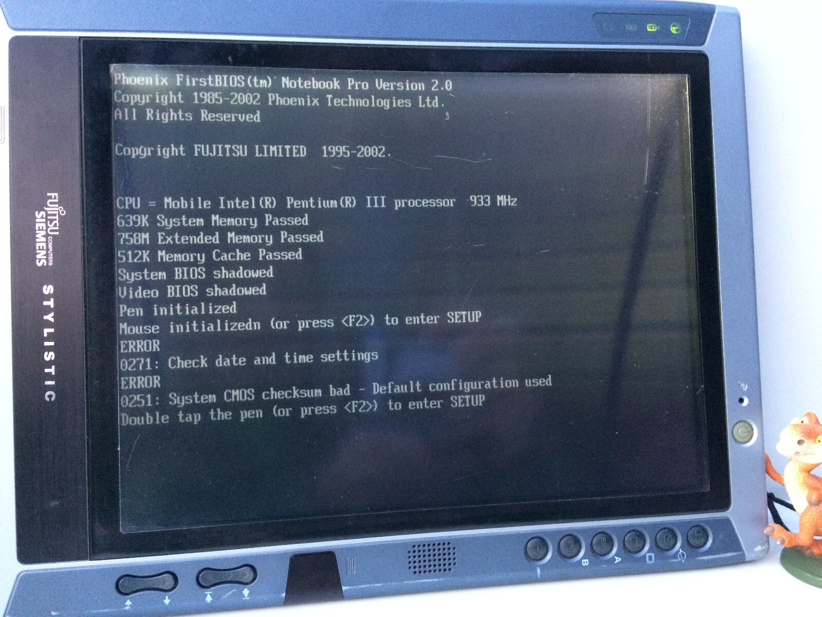 Fujitsu-Siemens Stylistic ST 4121 W Tablet PC Computer Laptop Netbook Pentium 3