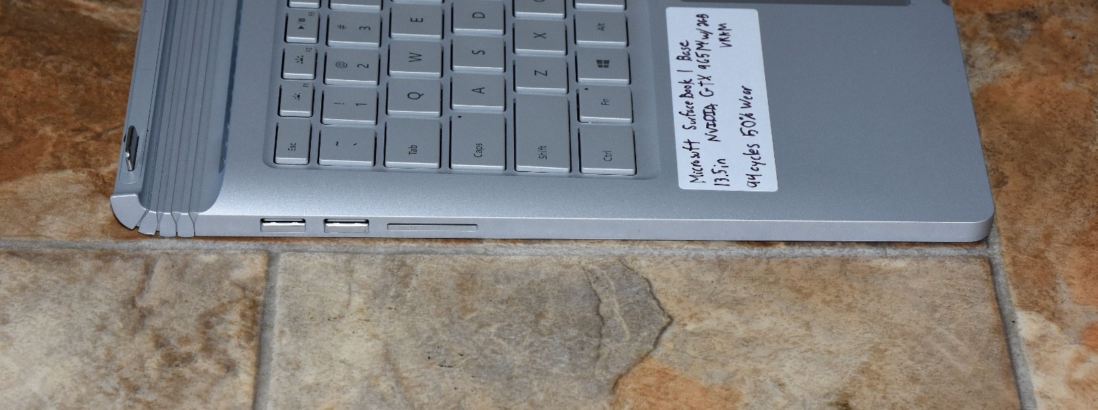 Microsoft Surface Book 13.5 Performance Base Keyboard GTX 965M 2GB Weak Battery