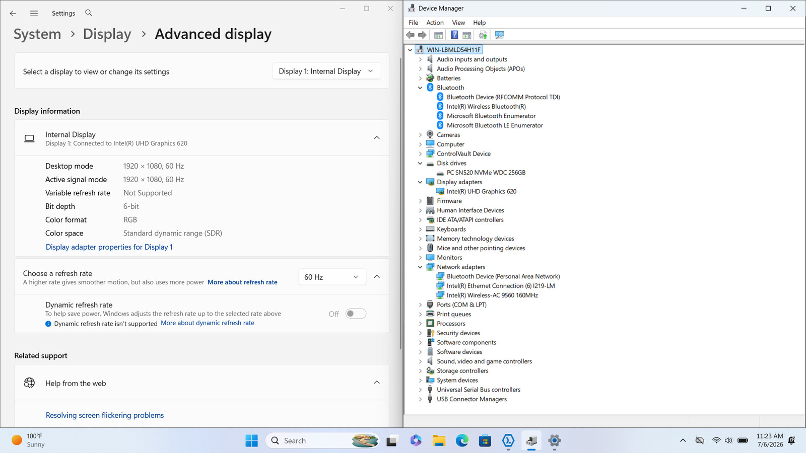Dell Latitude 5500 15″ FHD I5-8365U 256GB SSD 8GB W11P Webcam