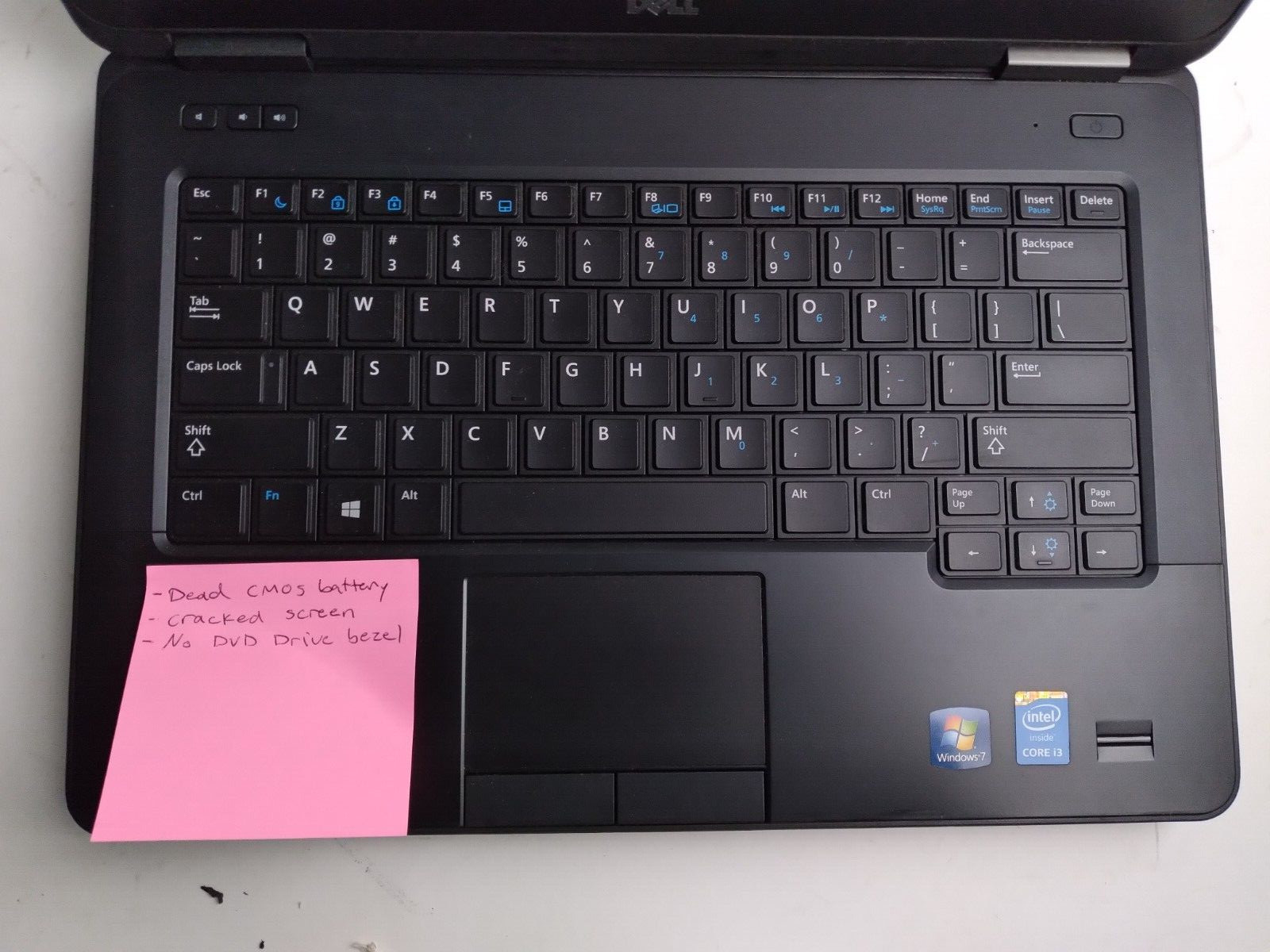 Dell Latitude E5440 w/i3-4030U, 4GB RAM, 320GB HDD 14″ Laptop for Parts/Repair
