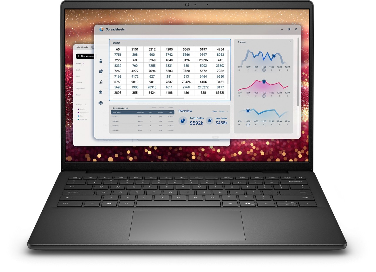 Dell Pro 14 Essential Laptop Intel 7 150U 1TB SSD 16GB RAM Win 11 Pro