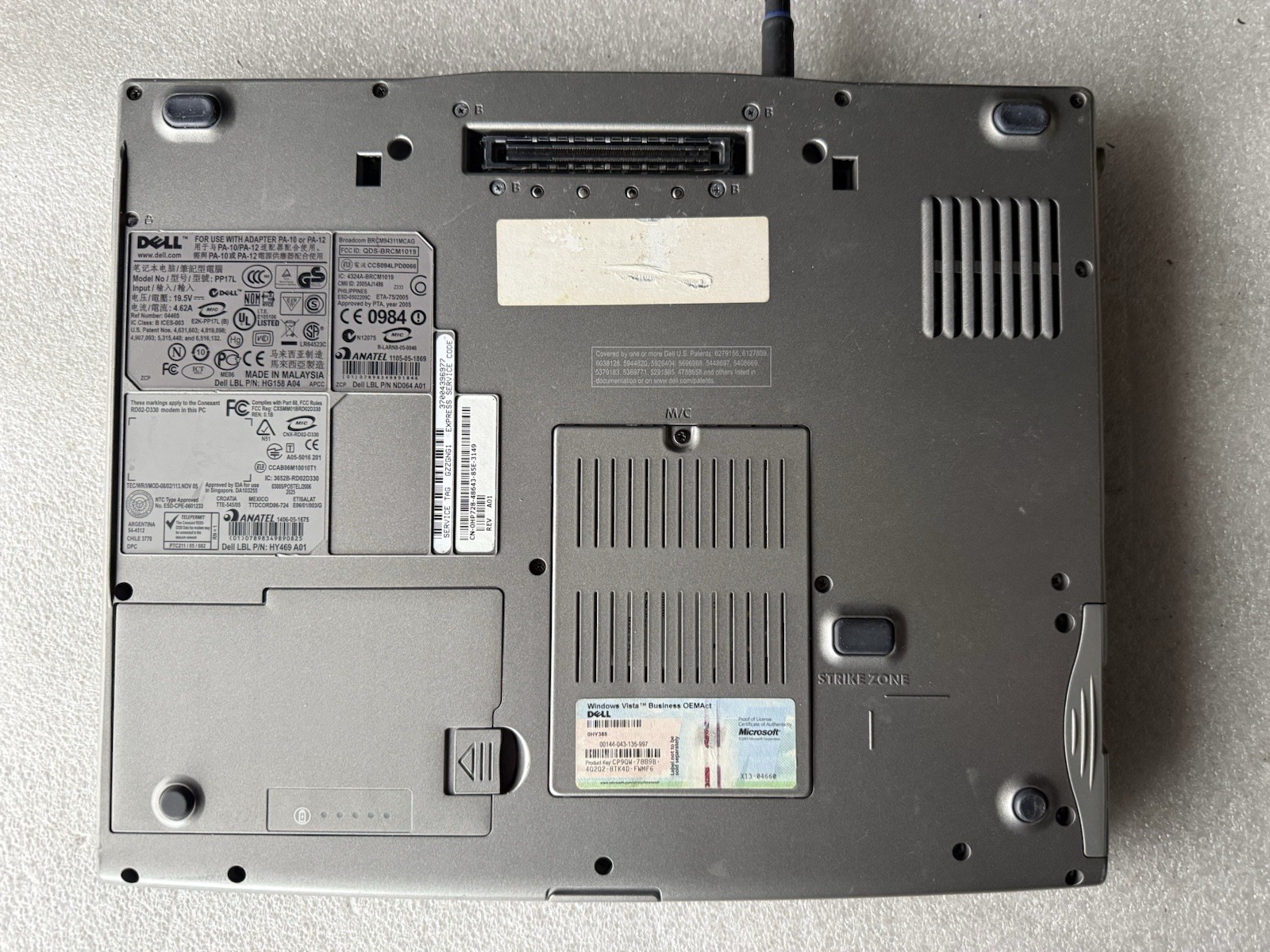 Dell Latitude D530 Intel Core 2 Duo 2.20 GHz 1GB RAM 80GB HDD No OS