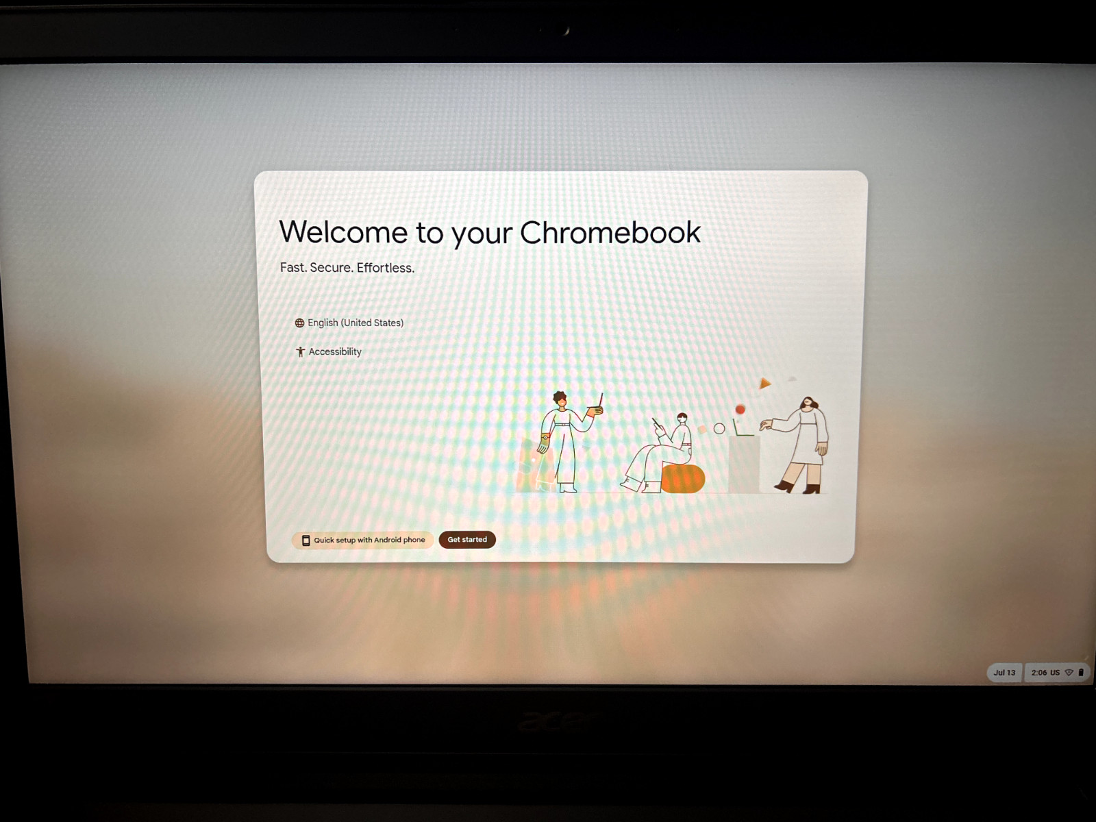 Acer Chromebook 715 15.6 inch (128GB, Intel Core i3 8th Gen) Gray – CB7151WT39HZ