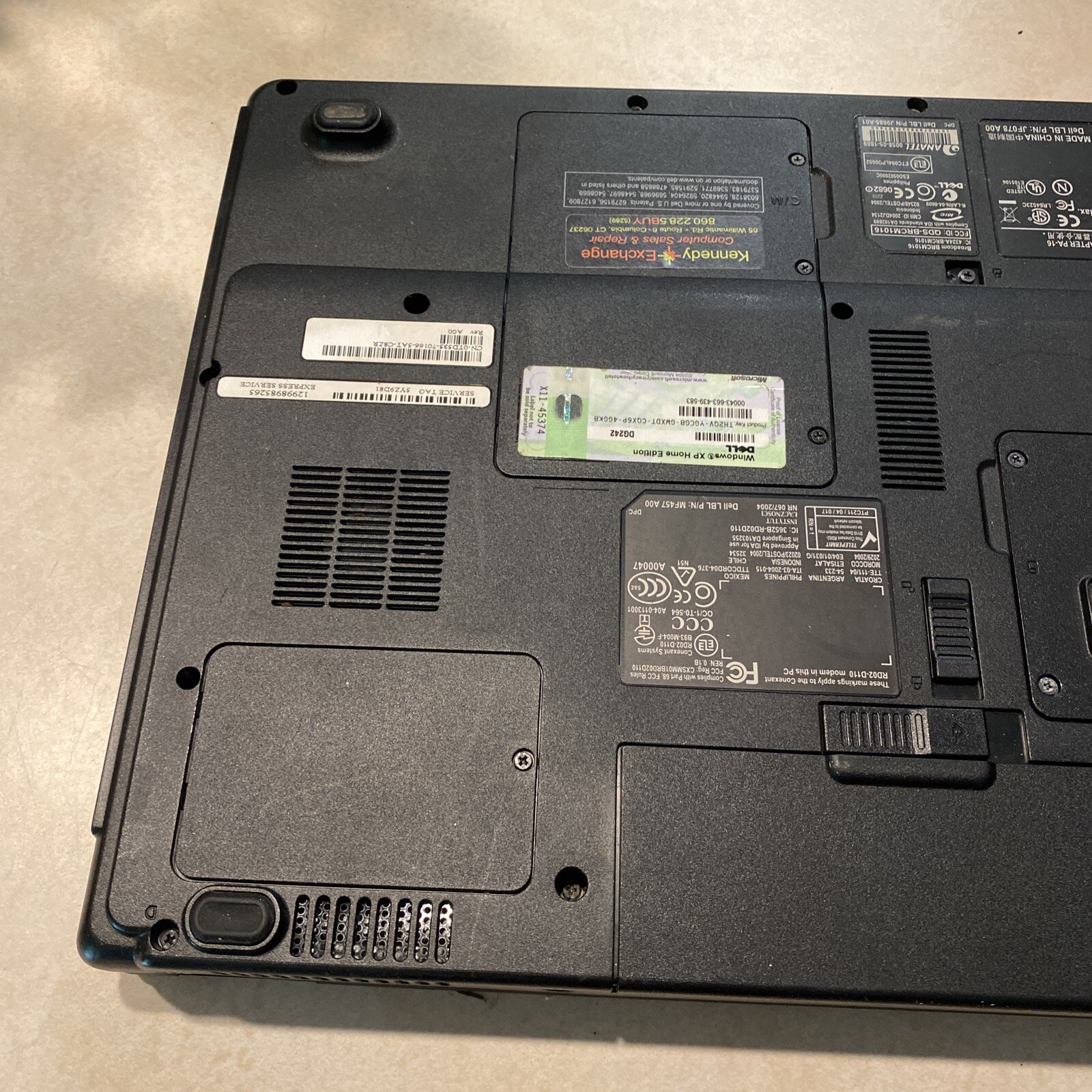 DELL INSPIRON PP21L B120 Laptop Untested As Is! For Parts Or Repair!