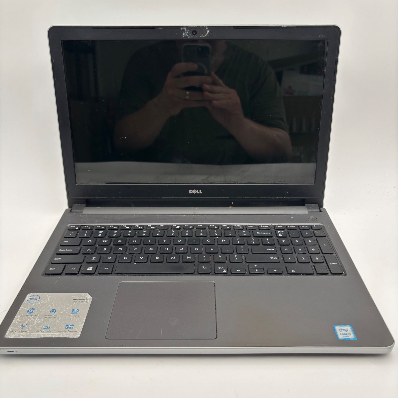 Dell Laptop P51F Inspiron 15 5000 Series 15″ Silver Fair Untested For Parts