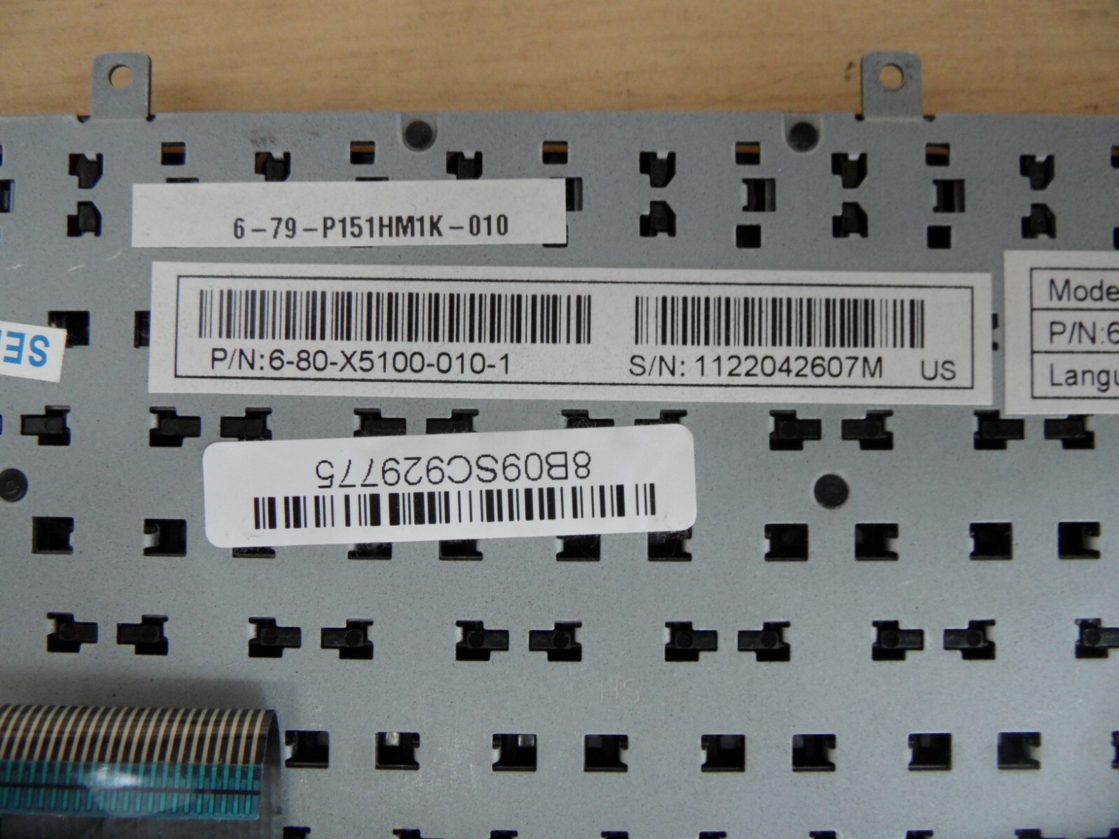 System 76 P151HM1 Parts Laptop Did Not Power On – See Pictures