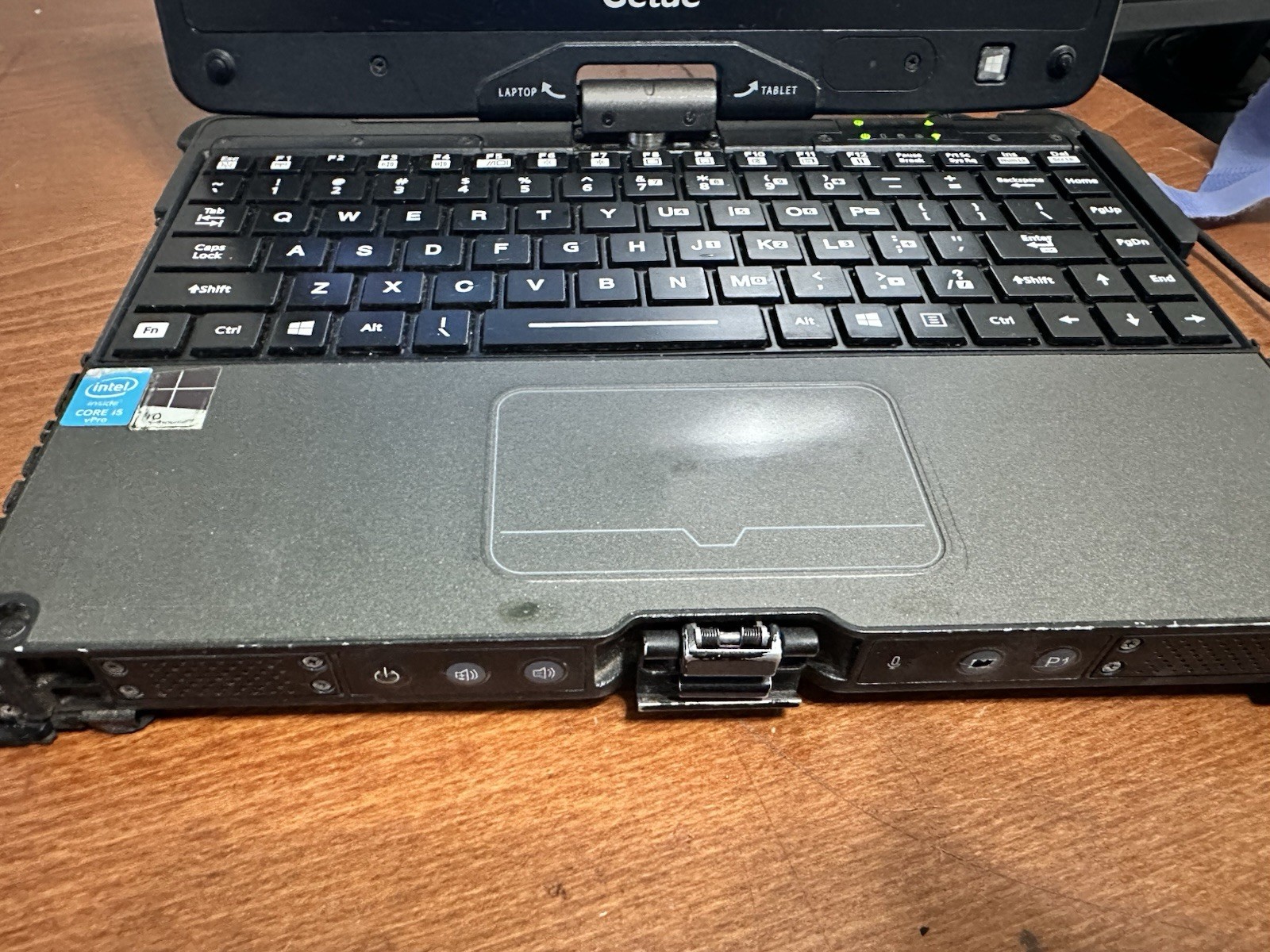 Getac V110G2 Rugged Laptop i5-5300U 8GB NO HDD / NO CHARGER MISSING PARTS AS IS