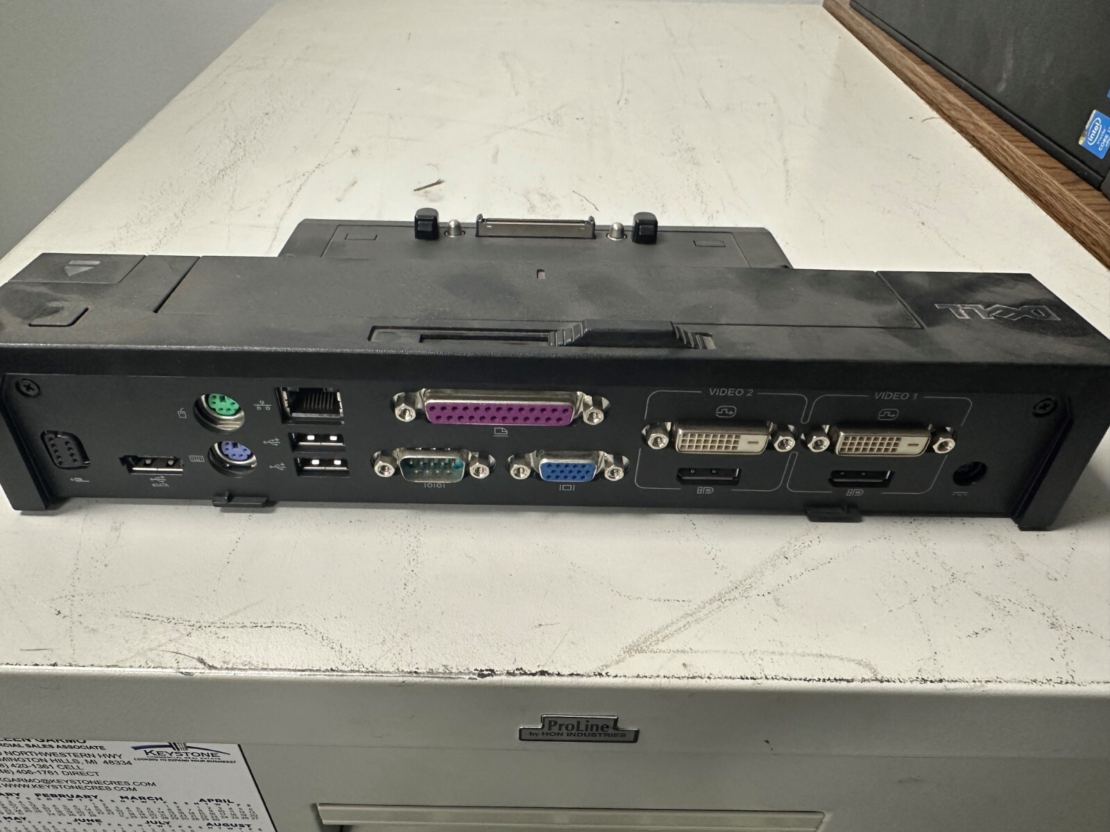 Pallet of PCs, Monitors, Docking Station