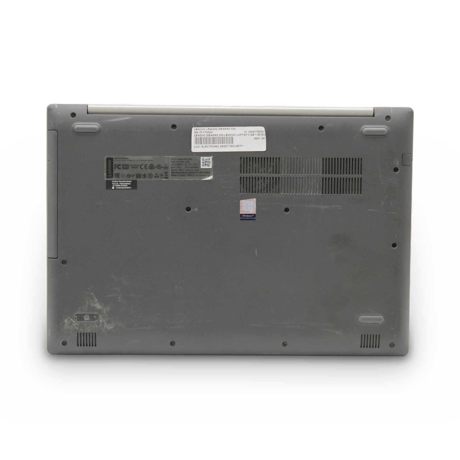 Lenovo IdeaPad 330 15.6in i5-8250U 8GB No OS, Drive, Power Cord