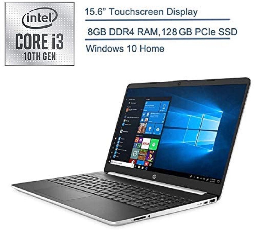 🔥NEW HP 15.6″ HD Touchscreen Intel i3-1005G1/8G/128G SSD/Win10 15-dy1731ms 🔥