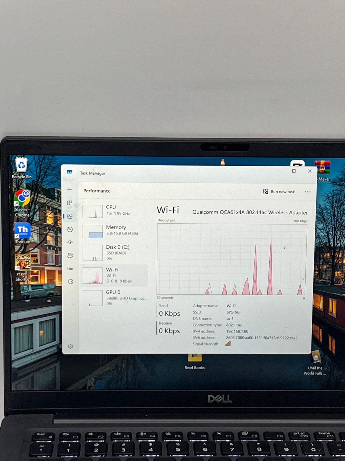 Dell Latitude 7400 15″ Laptop Core i5 8th Gen 16GB 512GB Black