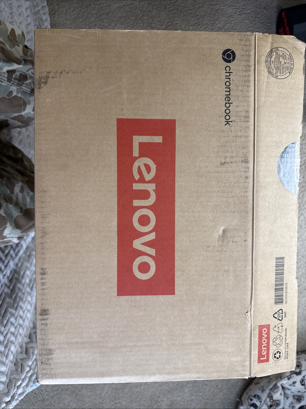 Lenovo IdeaPad Slim 3 Chromebook 14″ 64GB eMMC 4GB Abyss Blue 82XJ002DUS