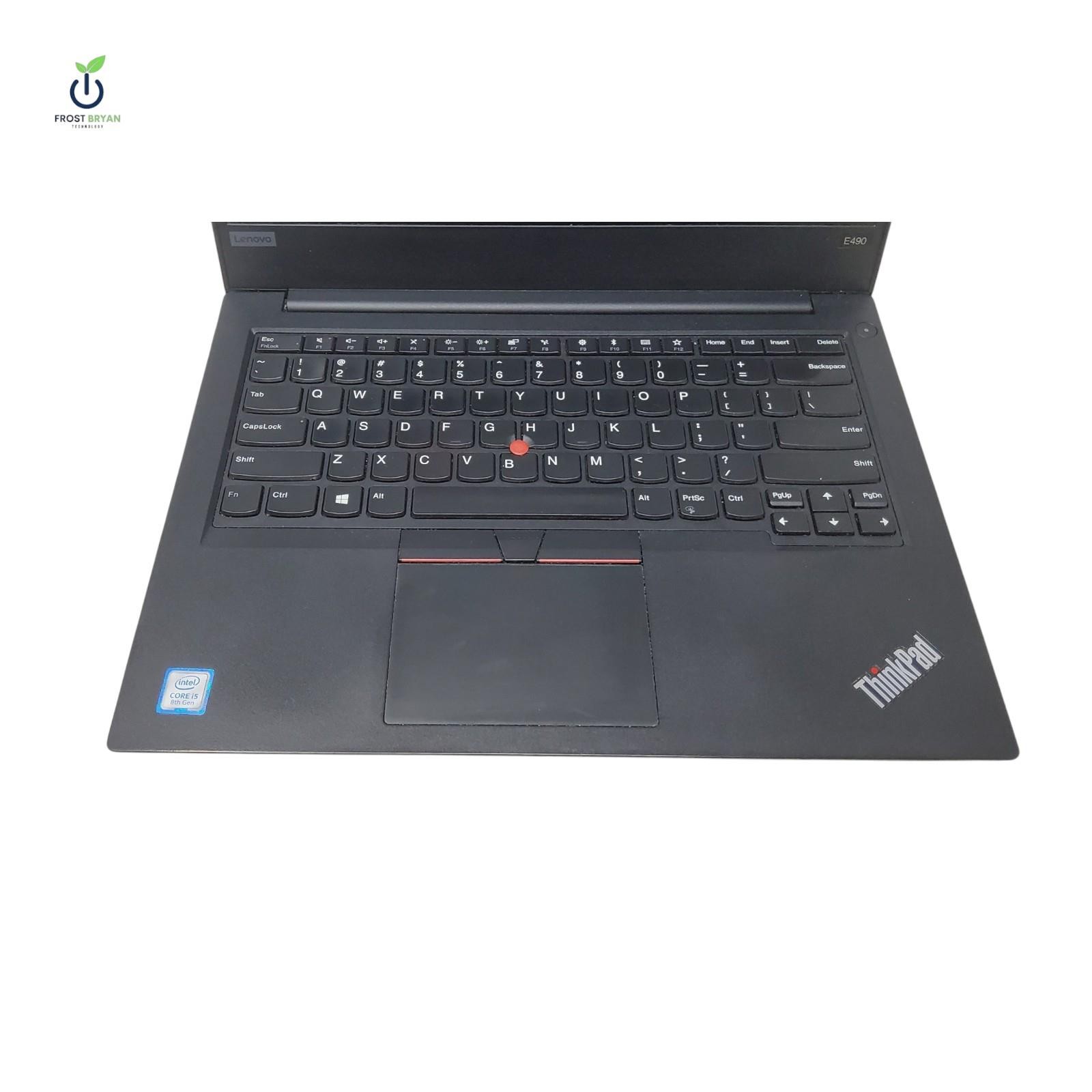 LENOVO THINKPAD E490 Laptop i5-8265U@1.60GHz 8 GB 256 GB No OS Grade C [READ]