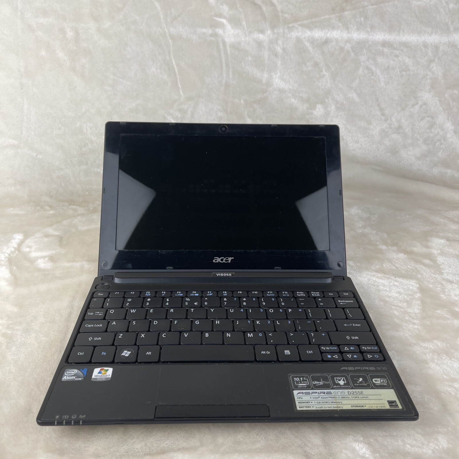 Acer Aspire One D255E Intel Atom N455 1.66GHz 1 GB (UNTESTED)