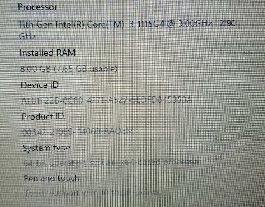 HP Laptop 15-dy2710nr 15.6″ Intel Core i3-1115G4 8GB, 512GB SSD, Windows 11 Home
