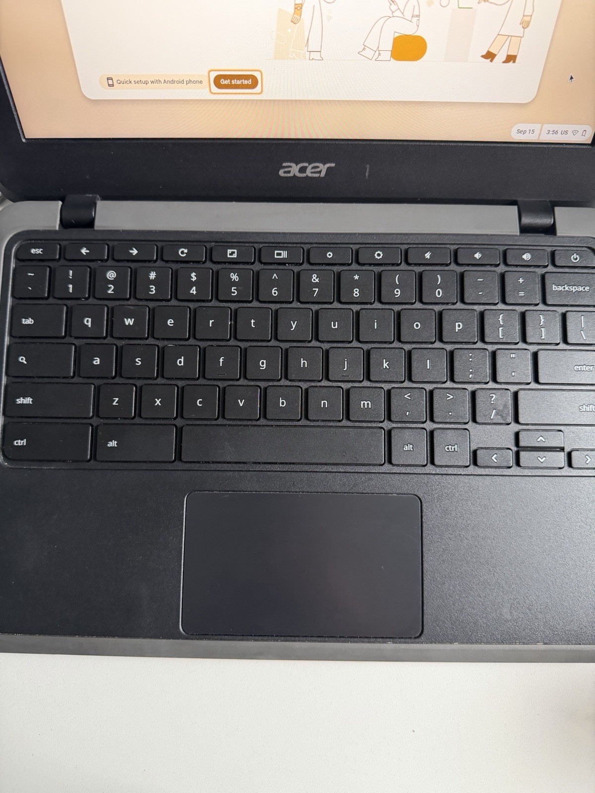 Acer Chromebook C733-C5AS 11.6” Laptop Intel Celeron Factory Reset Tested