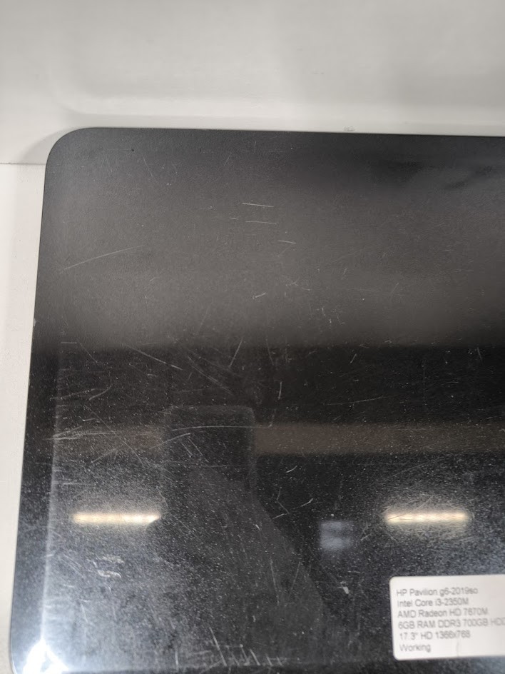HP Pavilion g6-2019so Laptop – Intel i3, 6GB RAM, 700GB HDD