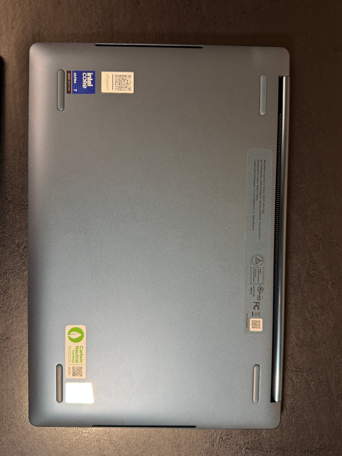 Lenovo Yoga Book 9i 14” 2.8K Dual Screen OLED Laptop Ultra 7 255H 16GB 1TB Teal