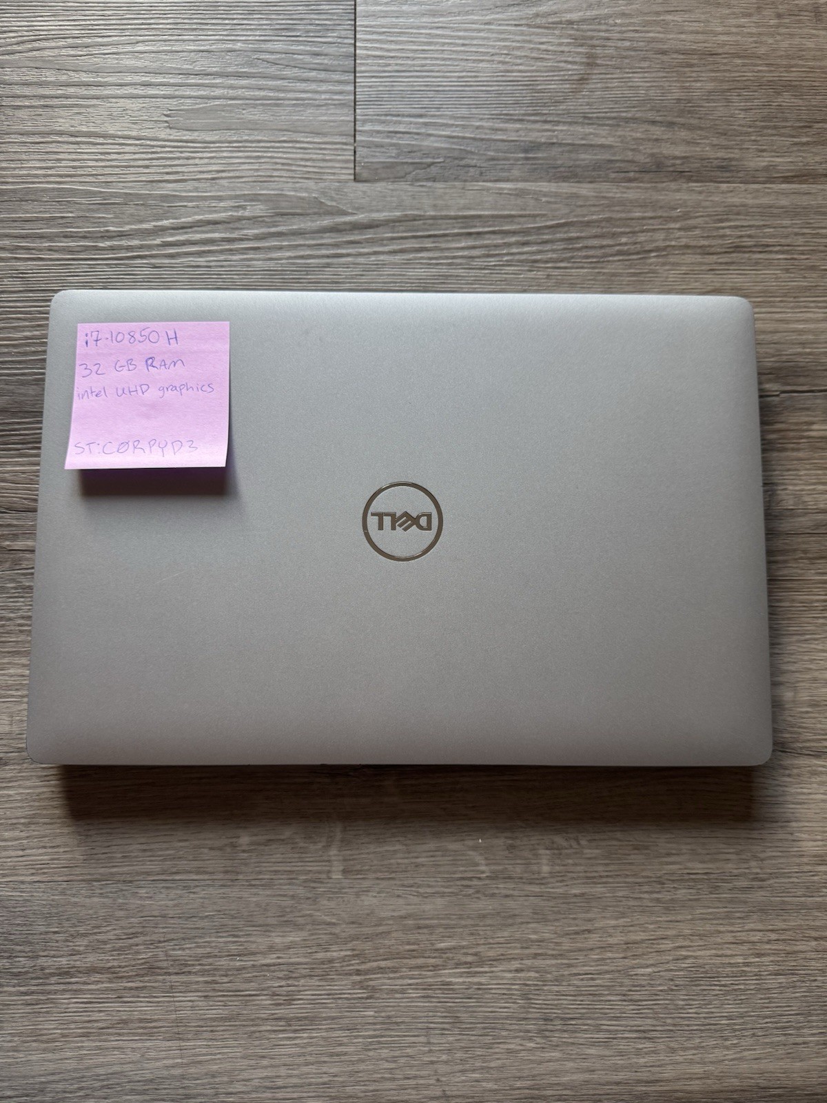 Dell Precision 3551 15.6″ i7-10850H 32GB RAM Intel UHD NO SSD Silver