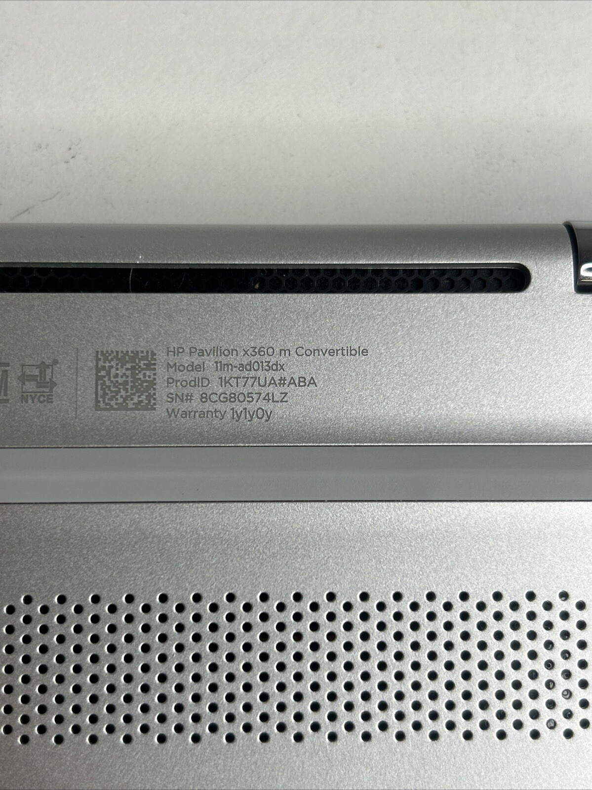 HP Pavilion x360, Intel Pentium N4200 @1.10Ghz, 4GB RAM 256 SSD, W11 Pro, Touch!