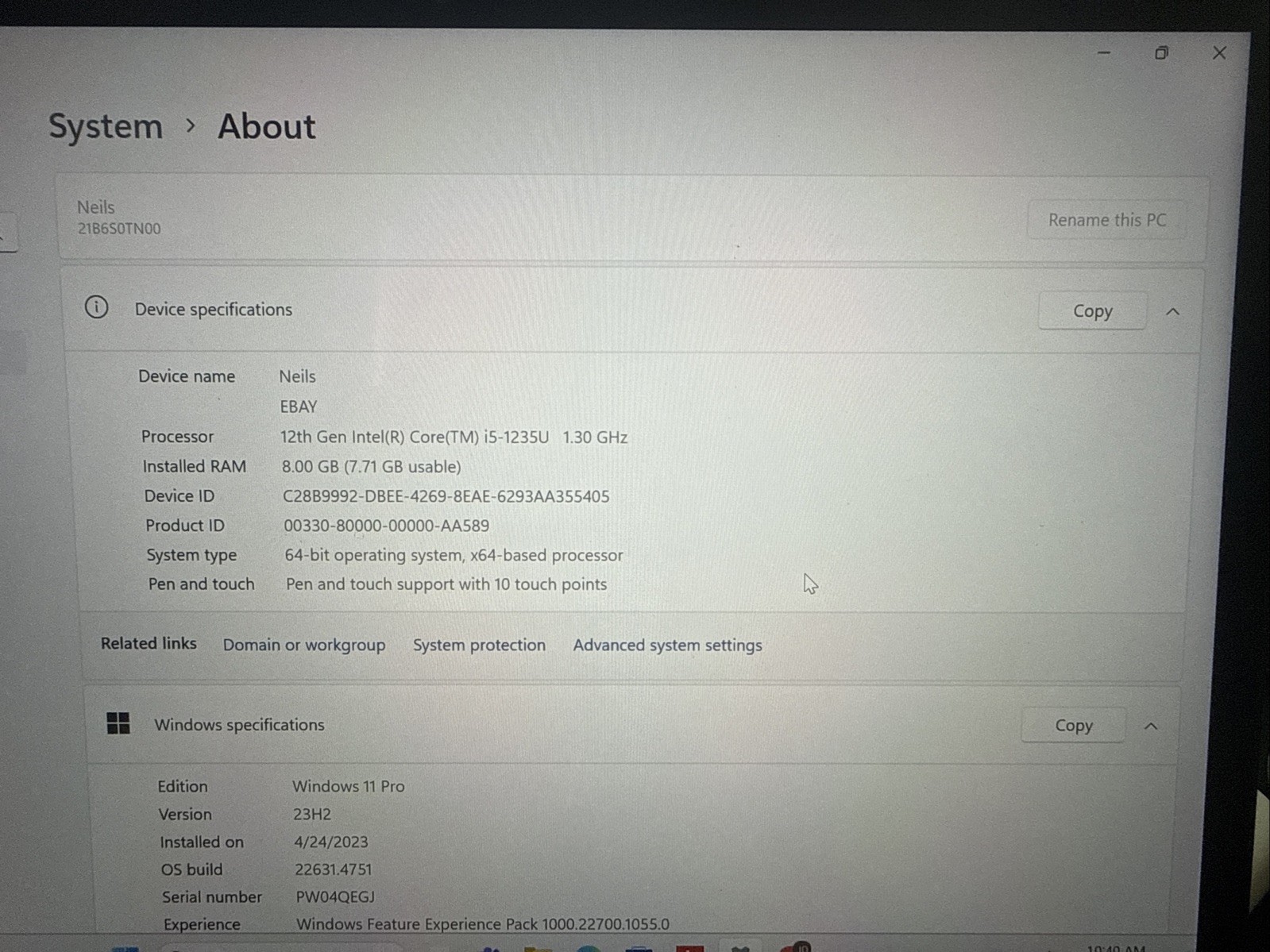 Thinkpad L13 Yoga Gen 3 Laptop