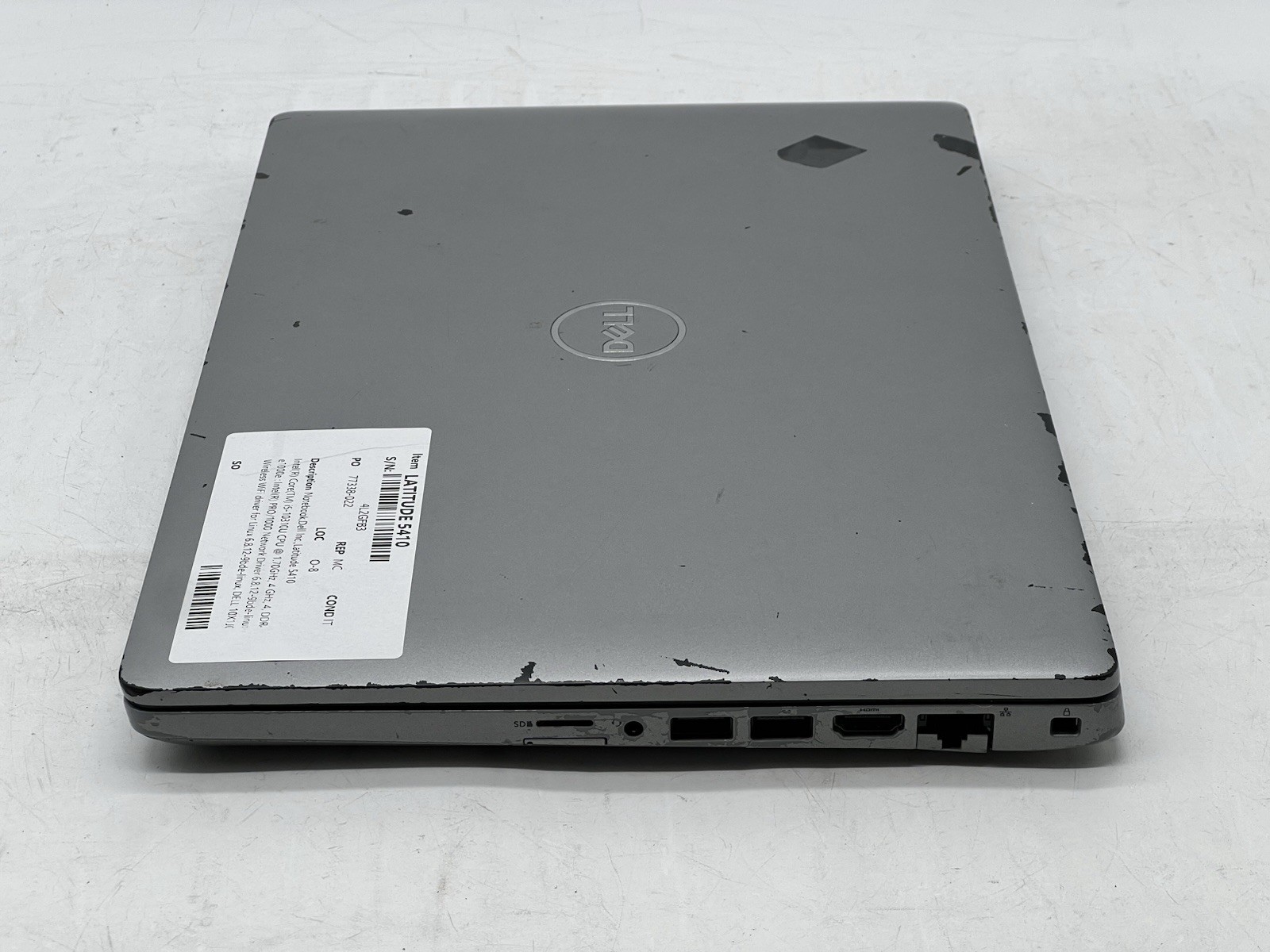 Dell Latitude 5410, i5-10310U CPU, @ 1.70GHz, 8GB RAM-No OS/HDD, w/Chager