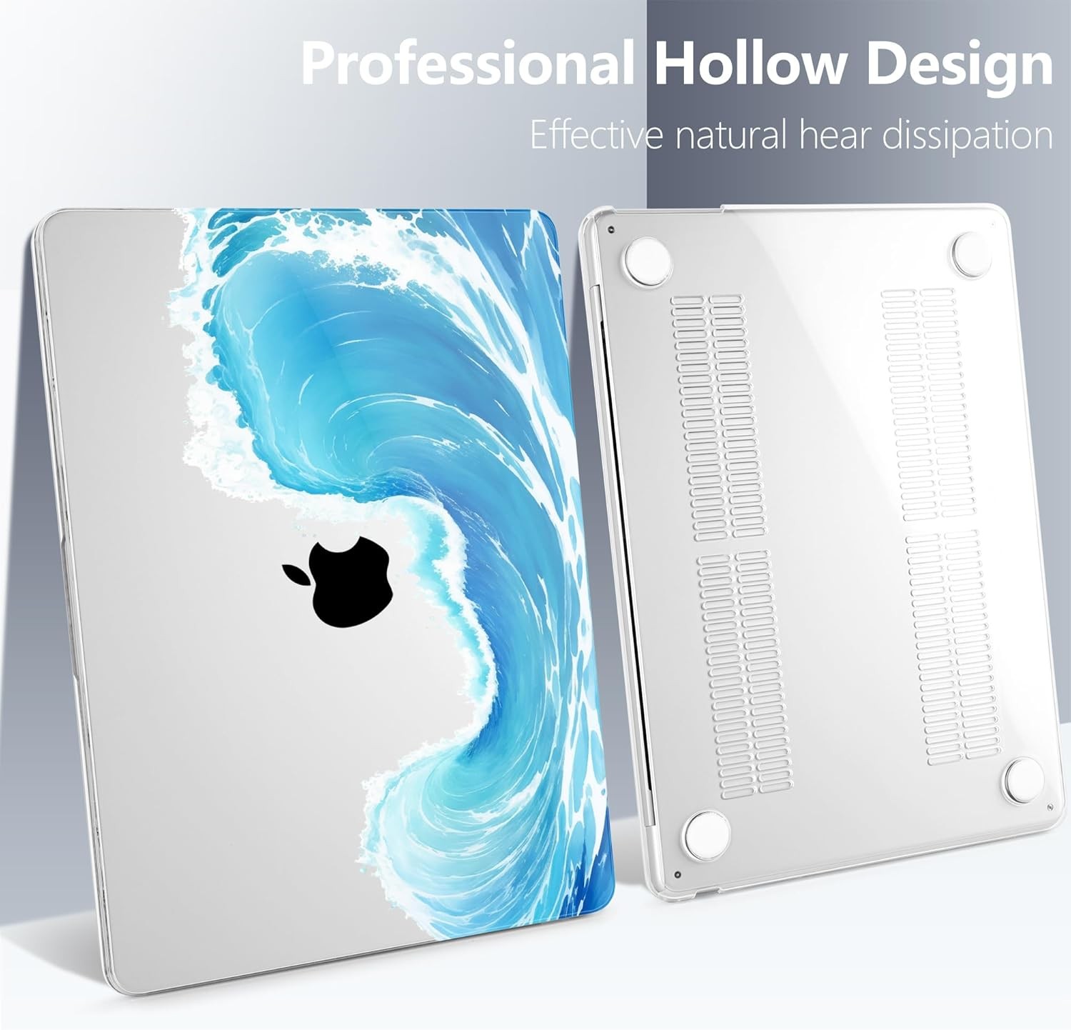 Floral Designed Protective Hardshell for New MacBook Air 13 inch 2025 M4 2024 20
