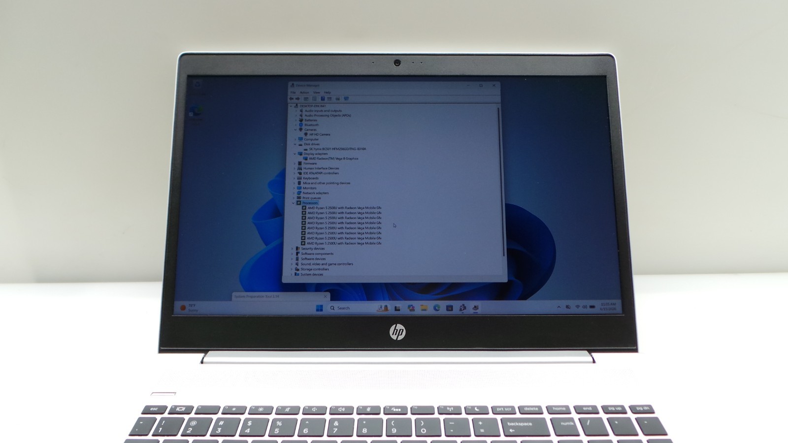 HP ProBook 455 G6 | 15.6″ | AMD Ryzen 5 2500U | 8GB RAM 256GB NVMe | WIN 11 PRO