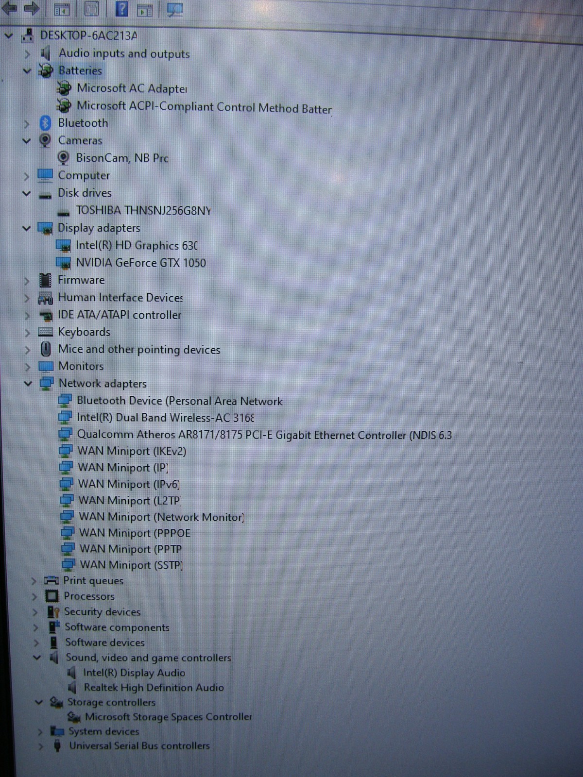 MSI GL62M 7RD 15.6” FHD core i5-7300HQ 2.5GHz 8GB 256GB GTX 1050 Battery 91%