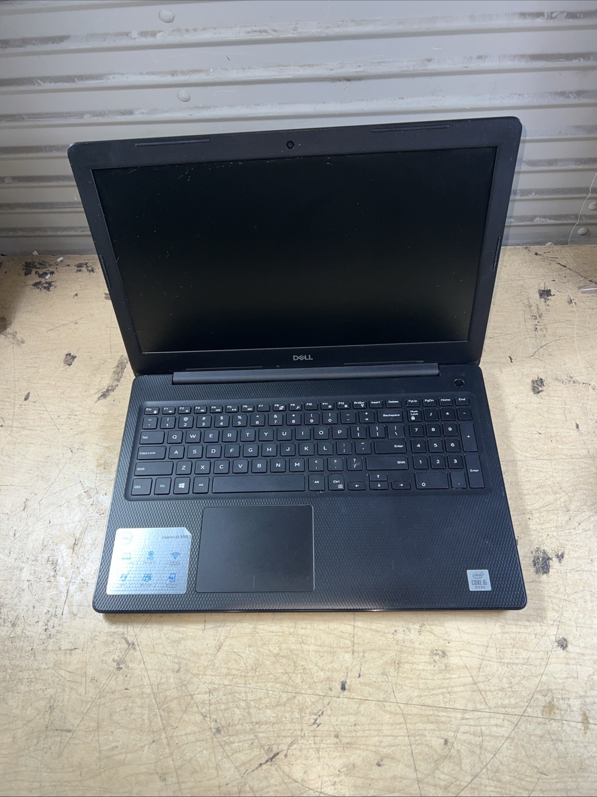 DELL INSPIRION 3593 INTEL CORE I3-1005G1 8GB RAM **NO HD/ NO CADDIE/ NO OS