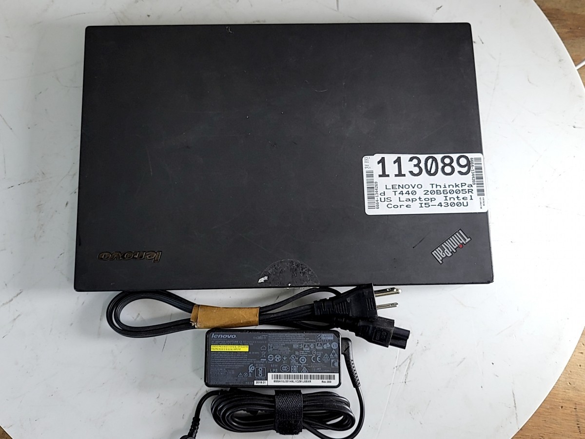 LENOVO ThinkPad T440 20B6005RUS Laptop Intel Core I5-4300U 4GB 500GB SEE NOTES