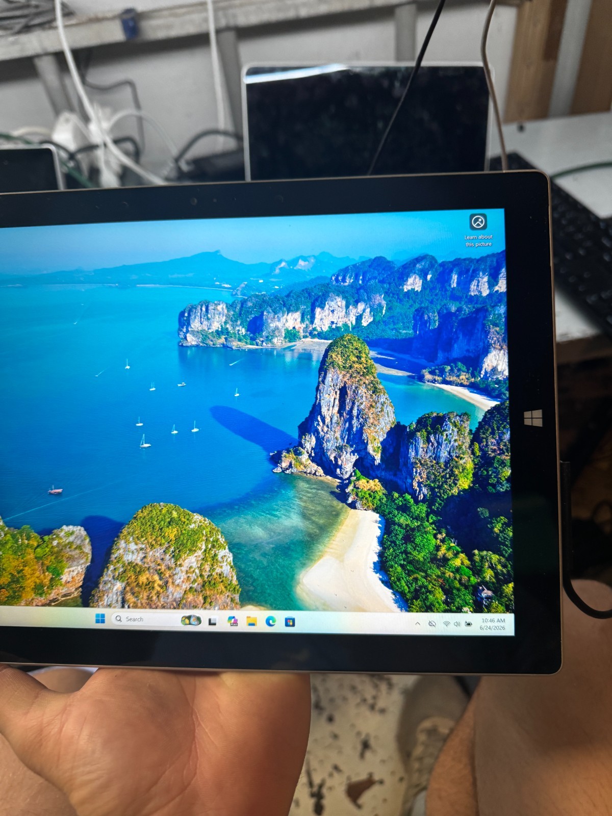 Microsoft Surface Pro 3 Core I5-4300U 4GB RAM 128GB SSD Laptop #6508