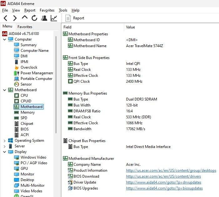 15.6″ Acer TravelMate 5744Z-4603 (Pentium P6300/8GB RAM/512GB SSD) Win 11 Home