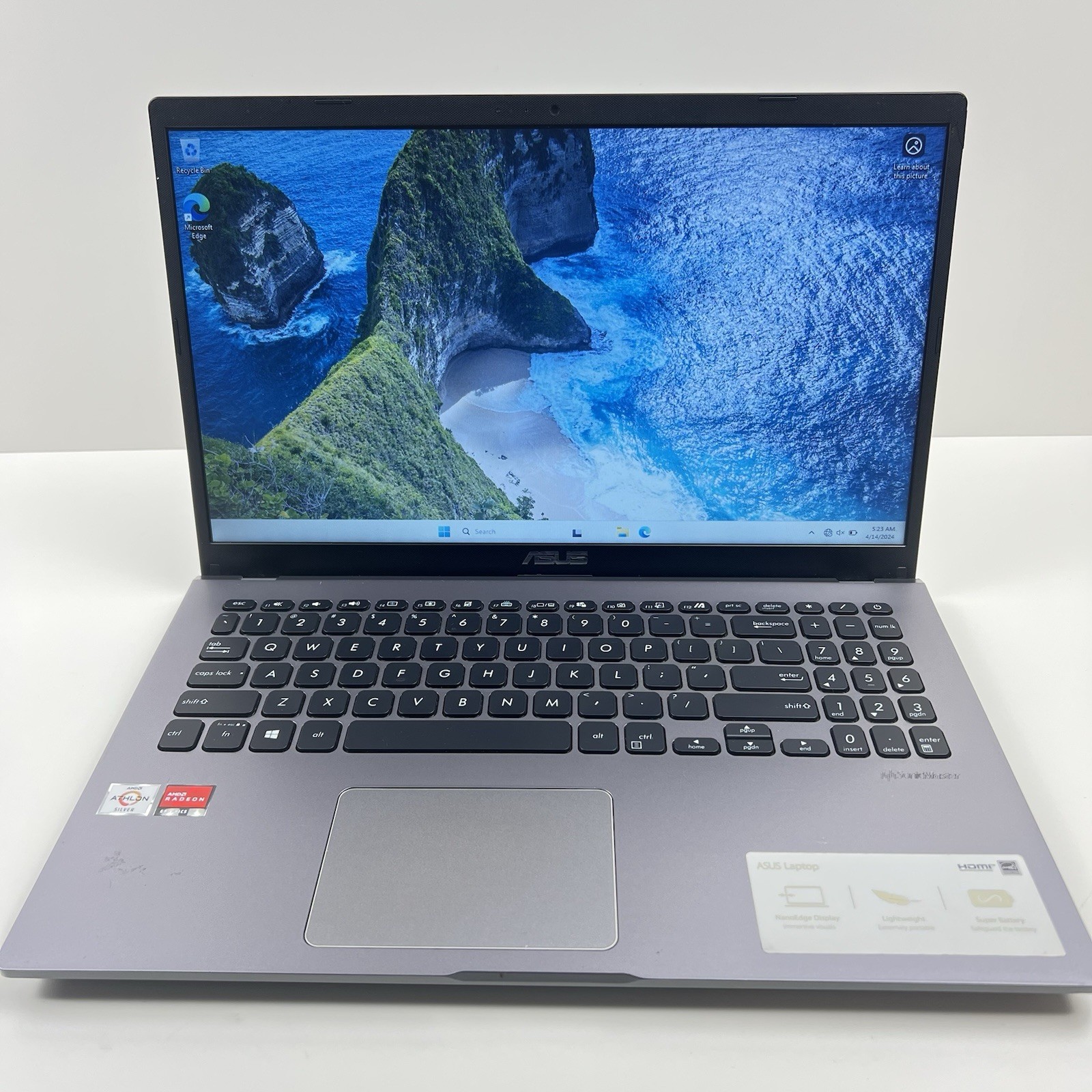 Asus Vivobook M509D AMD Athlon Silver 3050U 2.3Ghz 4GB RAM 1TB HDD 15.6″ Win11