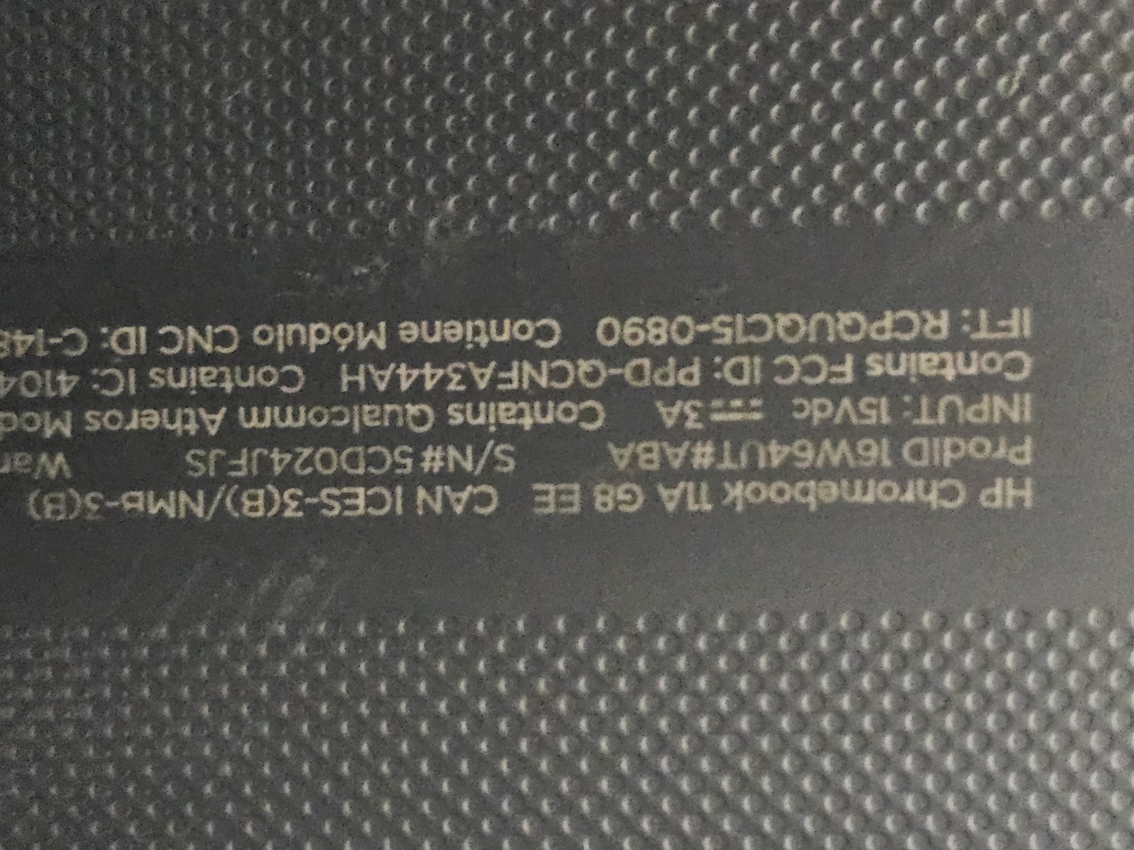 HP Chromebook 11A G8 EE Model 16W64UT#ABA With Charger