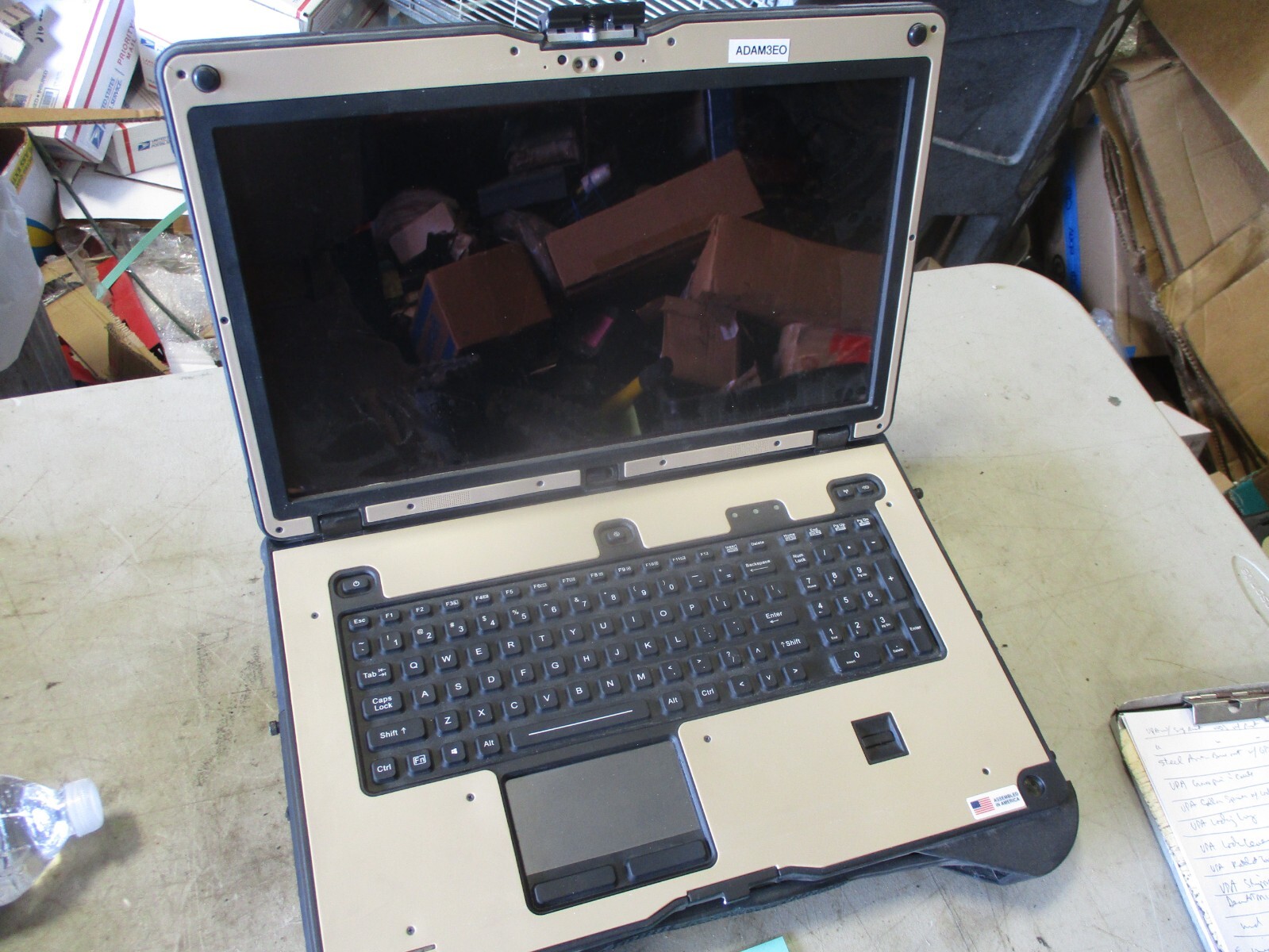 Used VT Miltope SRNC-17-G2 Semi-Rugged Notebook Computer Intel i7 No Drive HMMWV