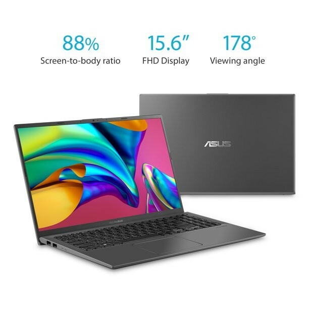 Asus VivoBook 15.6” FHD Laptop AMD Ryzen 3 3200U 4GB 128GB F512DA-WH31 *NEW*