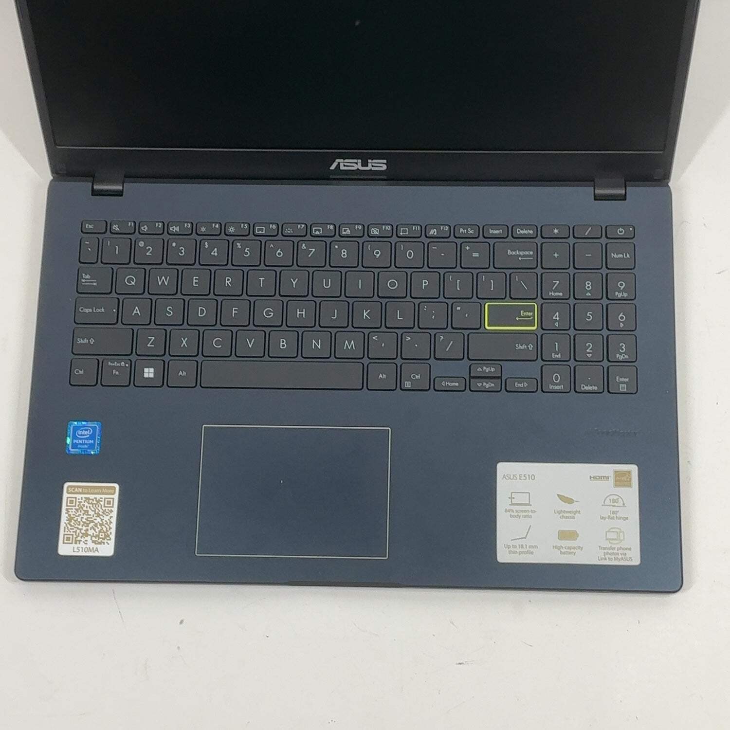 Asus Notebook L510M 15.6″ Pentium Silver N5030 1.1GHz 4GB RAM 128GB SSD