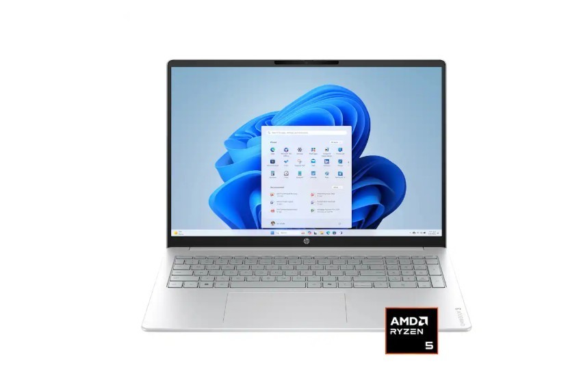 🔥HP OmniBook 3 16″ 2K Touchscreen AMD Ryzen 5 40 16GB 256GB SSD AMD 610M-Silver