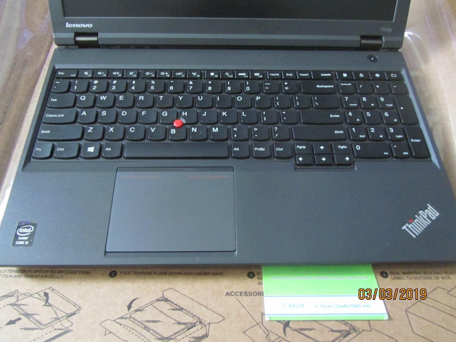 20BE003AUS ThinkPad T540p i5-4200M, 8GB RAM, 500GB SATA, 15.6″ HD, Win7 or Win10