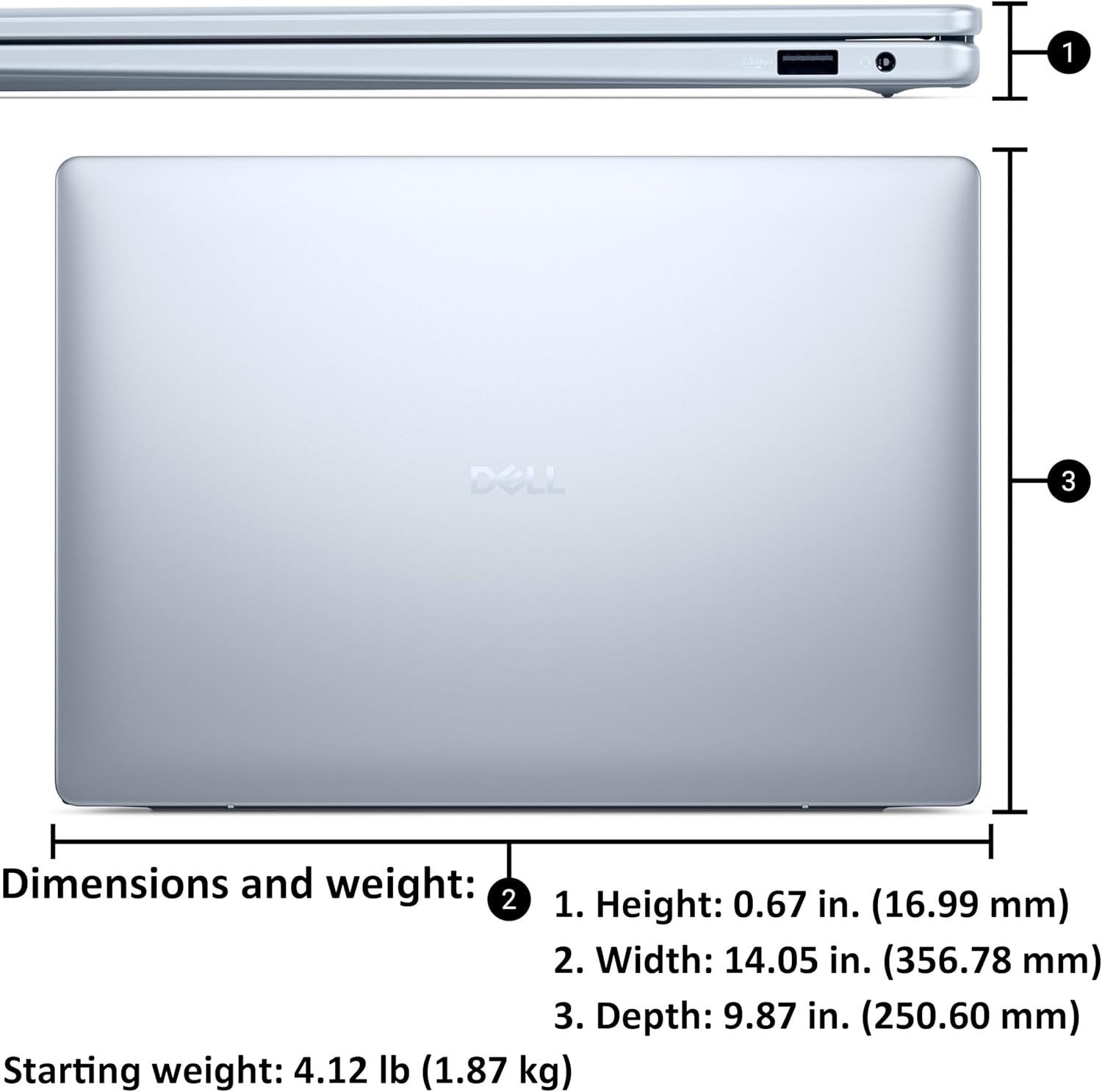 Dell 16 Plus 16″ FHD+ Touchscreen Laptop Intel Ultra 7 258V 32GB LPDDR5X 2TB SSD